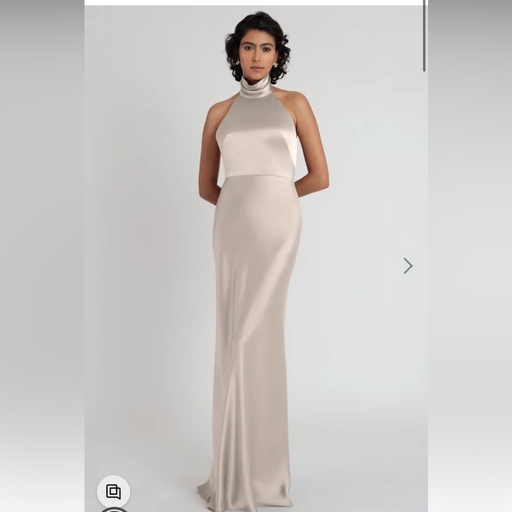 JENNY YOO - NICOLE DRESS COLOR LATTE SIZE 14